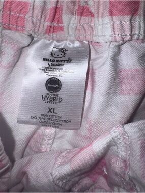 Hello Kitty Pink and White Women’s Shorts